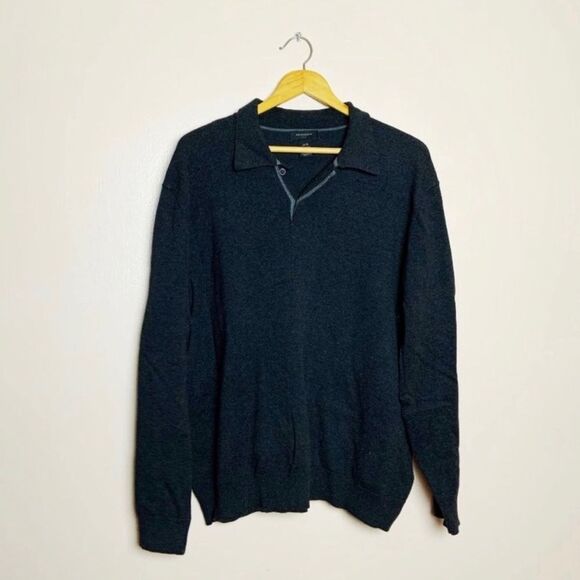 CLEARANCE! Gray Covington Collared Sweater Size XL EUC - Picture 1 of 2